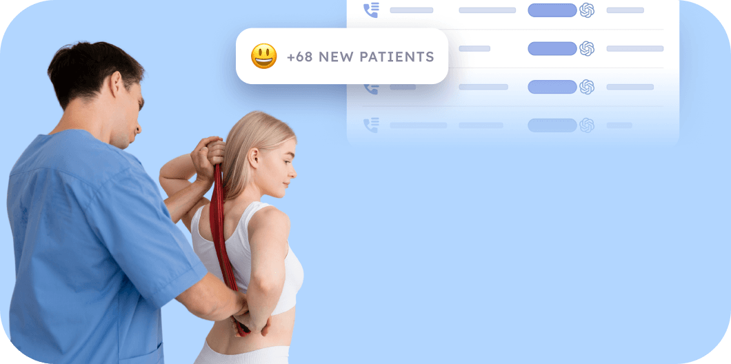 68 New Patients from PT Marketing Campaign Targeted Growth for Physical Therapy Clinics Physical therapist treats shoulder pain as marketing campaign delivers 68 new patients to the clinic.